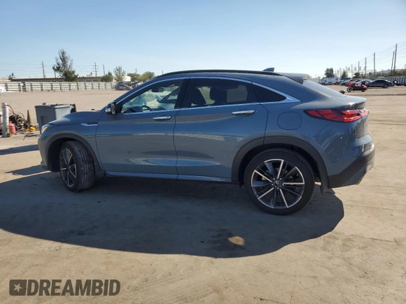 2024 Infiniti QX55 Luxe with VIN 3PCAJ5JR6RF113316, listed as a Copart auction lot 42184715 with 4,172 mi miles and Non Repairable. Bid and sale history available at DreamBid. Image 2.