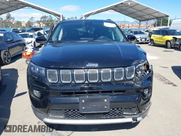 2022 Jeep Compass Limited с VIN 3C4NJDCB6NT133802, выставлен на аукционе IAAI как лот 41671098 с пробегом 29 863 миль миль и . История ставок и продаж доступна на DreamBid. Изображение 12.