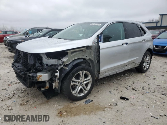 2017 Ford Edge Titanium z VIN 2FMPK3K92HBB19759, wystawiony jako Copart lot #52195755 z przebiegiem 147 721 mil mil oraz Czysty tytuł • Clean title. Historia ofert i sprzedaży dostępna na DreamBid. Obrazek 1.