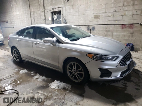 2019 Ford Fusion SEL with VIN 3FA6P0CD0KR238296, listed as a Copart auction lot 51535075 with 110,992 mi miles and Clean Title. Bid and sale history available at carsss.com. Image 4.