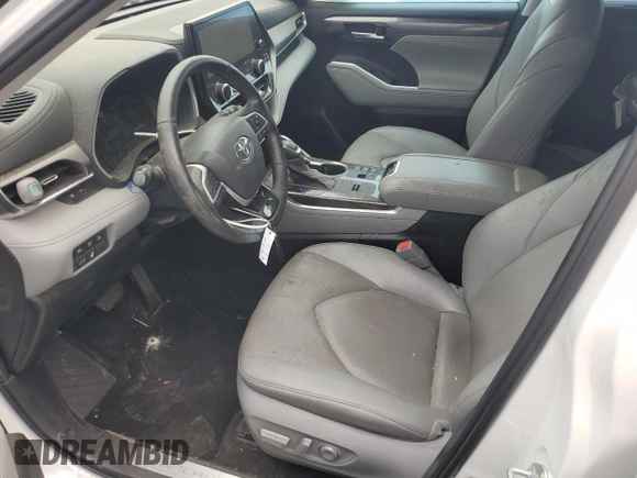 2023 Toyota Highlander Hybrid Limited with VIN 5TDXBRCH6PS581753, listed as a Copart auction lot 58241645 with 59,163 mi miles and Clean title. Bid and sale history available at DreamBid. Image 7.