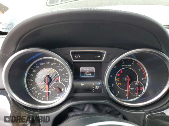 2017 Mercedes-Benz GLS 63 AMG with VIN 4JGDF7FE0HA773161, listed as a Copart auction lot 50959745 with 72,684 mi miles and Salvage Title. Bid and sale history available at DreamBid. Image 9.