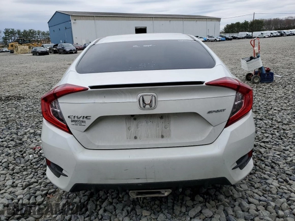 2019 Honda Civic Sport with VIN 2HGFC2F87KH513286, listed as a Copart auction lot 52753625 with 52,896 mi miles and Salvage Title. Bid and sale history available at DreamBid. Image 6.