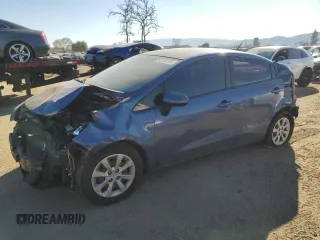 2016 Kia Rio LX with VIN KNADM4A30G6604268, listed as a Copart auction lot 42232105 with 152,872 mi miles and Salvage Title. Bid and sale history available at carsss.com. Image 1.