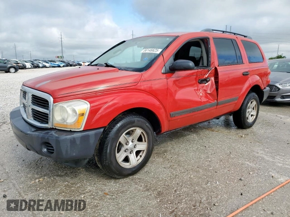 2006 Dodge Durango SXT with VIN 1D4HD38K76F167558, listed as a Copart auction lot 56146625 with Not provided miles and Salvage title. Bid and sale history available at DreamBid. Image 1.