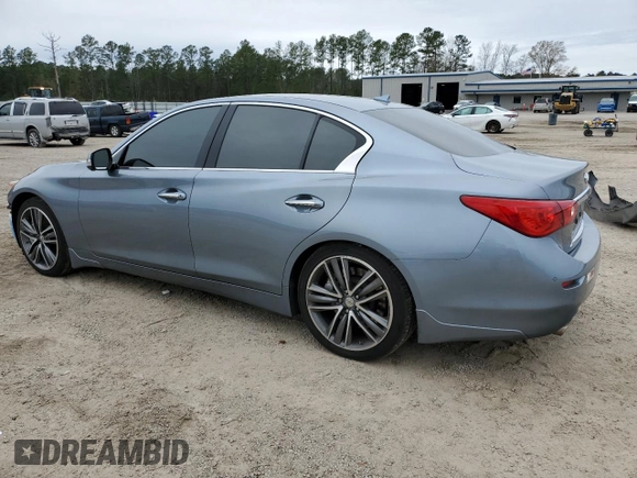 2014 Infiniti Q50 Hybrid Sport with VIN JN1AV7AP5EM690955, listed as a Copart auction lot 85952704 with 102,810 mi miles and Clean Title. Bid and sale history available at carsss.com. Image 2.
