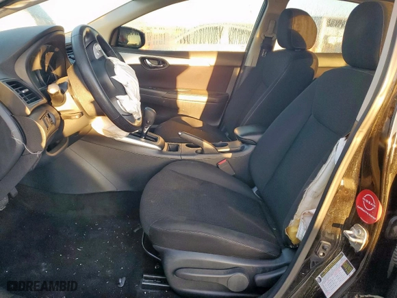 2019 Nissan Sentra S with VIN 3N1AB7AP0KY359847, listed as a Copart auction lot 53876485 with 45,333 mi miles and Salvage Title. Bid and sale history available at carsss.com. Image 7.