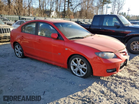 2007 Mazda 3 S Touring with VIN JM1BK324271678953, listed as a Copart auction lot 47023555 with 143,554 mi miles and Non Repairable. Bid and sale history available at DreamBid. Image 4.