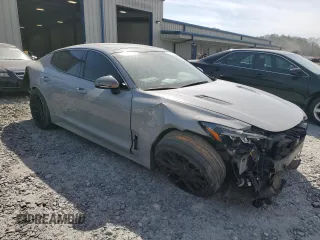 2022 Kia Stinger GT1 with VIN KNAE45LC8N6105917, listed as a Copart auction lot 49444555 with 26,089 mi miles and Salvage Title. Bid and sale history available at DreamBid. Image 4.