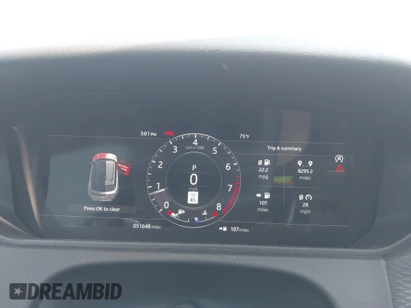 2019 Land Rover Range Rover Velar S with VIN SALYB2EX8KA780429, listed as a IAAI auction lot 41789156 with 51,648 mi miles and . Bid and sale history available at DreamBid. Image 7.