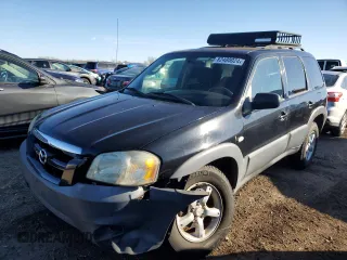 2005 Mazda Tribute i with VIN 4F2YZ02Z75KM57730, listed as a Copart auction lot 82480024 with 188,236 mi miles and Salvage Title. Bid and sale history available at carsss.com. Image 1.