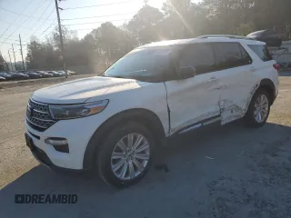 2020 Ford Explorer Limited with VIN 1FMSK7FH7LGD12624, listed as a Copart auction lot 46860335 with 58,071 mi miles and Salvage Title. Bid and sale history available at carsss.com. Image 1.