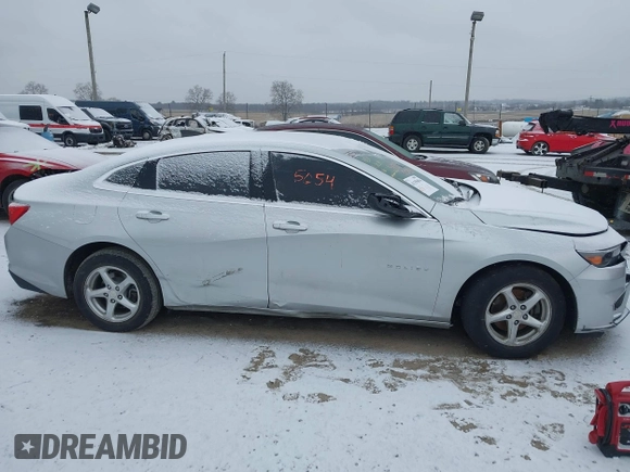 2017 Chevrolet Malibu LS with VIN 1G1ZB5ST4HF183801, listed as a IAAI auction lot 41355054 with 131,748 mi miles and . Bid and sale history available at DreamBid. Image 12.