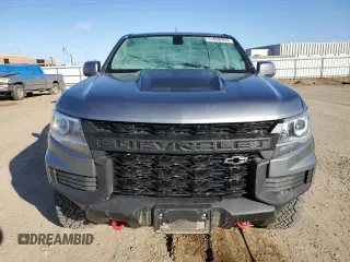 2021 Chevrolet Colorado 4WD ZR2 with VIN 1GCGTEEN6M1221254, listed as a Copart auction lot 51690365 with 49,063 mi miles and Salvage title. Bid and sale history available at DreamBid. Image 5.