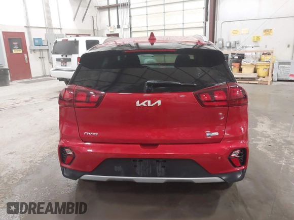 2022 Kia Niro LXS with VIN KNDCB3LC0N5549786, listed as a IAAI auction lot 41878530 with 25,295 mi miles. Bid and sale history available at carsss.com. Image 17.