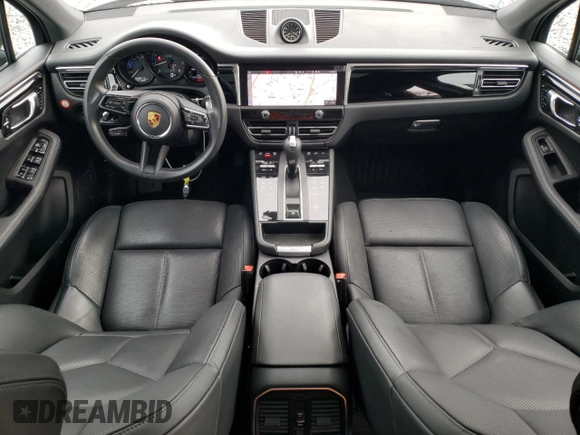 2022 Porsche Macan with VIN WP1AA2A51NLB00488, listed as a Copart auction lot 48550365 with 37,110 mi miles and Salvage Title. Bid and sale history available at carsss.com. Image 8.
