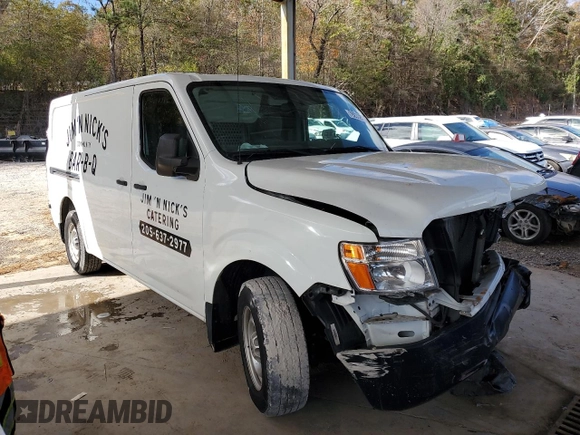 2019 Nissan NV S with VIN 1N6BF0KM3KN802889, listed as a Copart auction lot 79233254 with 62,850 mi miles and Salvage Title. Bid and sale history available at carsss.com. Image 4.