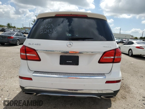 2019 Mercedes-Benz GLS with VIN 4JGDF6EE1KB224310, listed as a Copart auction lot 63657163 with 39,726 mi miles. Bid and sale history available at carsss.com. Image 6.