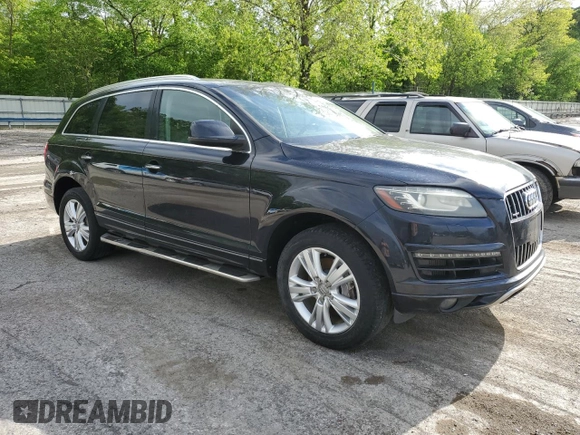 2010 Audi Q7 Premium Plus with VIN WA1LMAFE2AD000743, listed as a Copart auction lot 56893185 with 117,527 mi miles and Clean title. Bid and sale history available at DreamBid. Image 4.