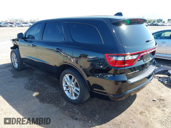 2022 Dodge Durango GT Plus with VIN 1C4RDHDG5NC198260, listed as a IAAI auction lot 41960322 with 31,696 mi miles and . Bid and sale history available at DreamBid. Image 3.
