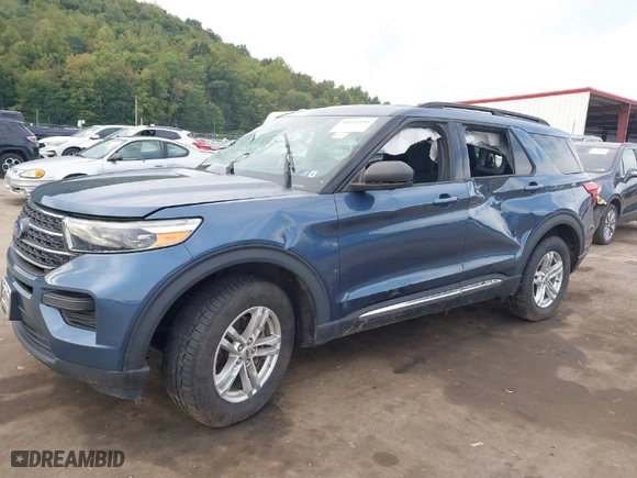 2020 Ford Explorer XLT with VIN 1FMSK8DH7LGA84990, listed as a IAAI auction lot 40331155 with 89,934 mi miles. Bid and sale history available at carsss.com. Image 2.