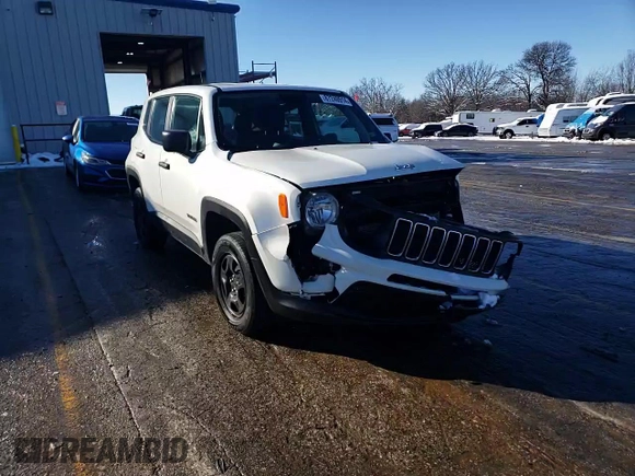 2020 Jeep Renegade Sport with VIN ZACNJBAB3LPK96545, listed as a Copart auction lot 87240914 with 60,586 mi miles and Salvage title. Bid and sale history available at DreamBid. Image 14.