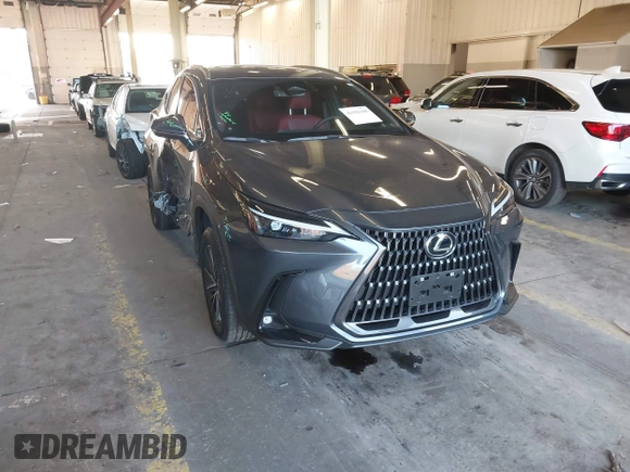 2024 Lexus NX with VIN JTJAGCEZXR5008810, listed as a IAAI auction lot 41152105 with 5,944 mi miles. Bid and sale history available at carsss.com. Image 1.