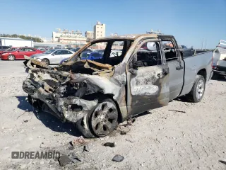 2024 Ram 1500 Tradesman with VIN 1C6SRECG1RN164496, listed as a Copart auction lot 77261234 with Not provided miles and Salvage title. Bid and sale history available at DreamBid. Image 1.