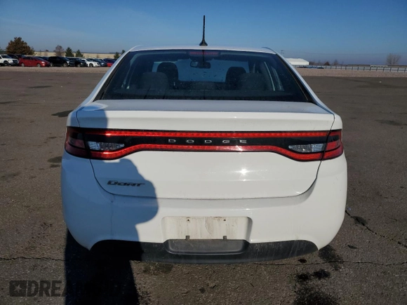 2016 Dodge Dart SE with VIN 1C3CDFAA4GD650226, listed as a Copart auction lot 50769045 with 93,188 mi miles and Salvage Title. Bid and sale history available at carsss.com. Image 6.