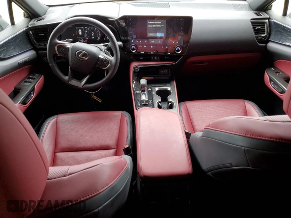 2025 Lexus NX 350 Premium with VIN JTJGGCEZ4S5010472, listed as a Copart auction lot 54560975 with 9,587 mi miles and Salvage title. Bid and sale history available at DreamBid. Image 8.