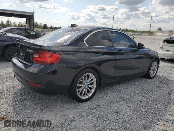 2015 BMW 2 Series 228i with VIN WBA1F5C5XFV256016, listed as a Copart auction lot 62587715 with 120,651 mi miles and Clean title. Bid and sale history available at DreamBid. Image 3.