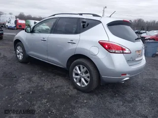 2013 Nissan Murano SL with VIN JN8AZ1MW1DW321888, listed as a IAAI auction lot 41138265 with 75,701 mi miles. Bid and sale history available at carsss.com. Image 3.