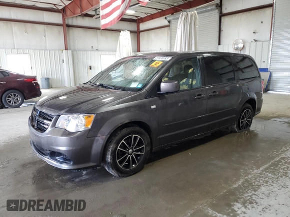 2014 Dodge Grand Caravan SE with VIN 2C4RDGBG6ER463529, listed as a Copart auction lot 51830695 with 105,675 mi miles and Salvage Title. Bid and sale history available at DreamBid. Image 1.
