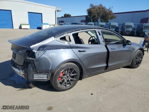 2019 Tesla Model 3 Mid Range with VIN 5YJ3E1EA9KF338197, listed as a Copart auction lot 45570415 with 0 mi miles and Salvage Title. Bid and sale history available at carsss.com. Image 3.