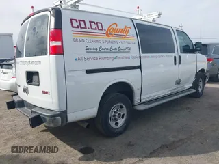 2019 GMC Savana Cargo with VIN 1GTW7AFG4K1269843, listed as a IAAI auction lot 41848438 with 70,419 mi miles. Bid and sale history available at carsss.com. Image 4.