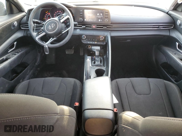 2021 Hyundai Elantra SEL with VIN 5NPLM4AGXMH025713, listed as a Copart auction lot 50679465 with 33,533 mi miles and Salvage Title. Bid and sale history available at carsss.com. Image 8.