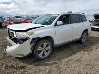 2012 Toyota Highlander Limited with VIN 5TDDK3EH0CS125559, listed as a Copart auction lot 51143465 with 117,423 mi miles and Salvage title. Bid and sale history available at DreamBid. Image 1.