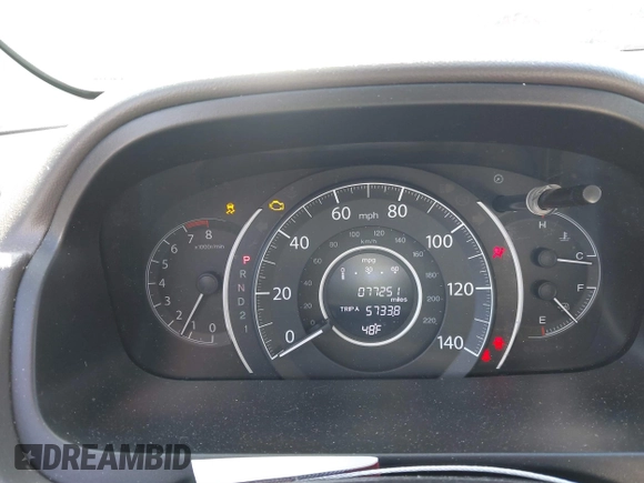 2014 Honda CR-V EX-L with VIN 5J6RM4H70EL008085, listed as a IAAI auction lot 41754259 with 77,251 mi miles. Bid and sale history available at carsss.com. Image 7.