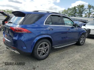2021 Mercedes-Benz GLE 450 with VIN 4JGFB5KB1MA358171, listed as a Copart auction lot 59819205 with Not provided miles and Salvage title. Bid and sale history available at DreamBid. Image 3.
