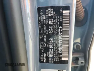 2024 Hyundai Ioniq 5 SEL with VIN KM8KN4DE3RU270784, listed as a Copart auction lot 57637565 with 12,557 mi miles and Salvage title. Bid and sale history available at DreamBid. Image 13.