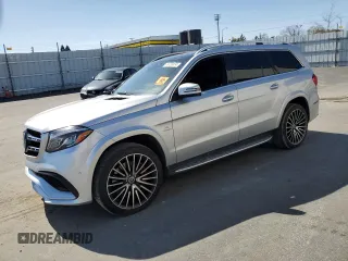 2018 Mercedes-Benz GLS 63 AMG with VIN 4JGDF7FE0JA995124, listed as a Copart auction lot 45733124 with Not Provided miles and . Bid and sale history available at DreamBid. Image 1.