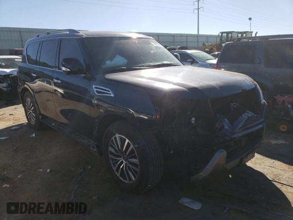 2022 Nissan Armada SL with VIN JN8AY2BB3N9814156, listed as a Copart auction lot 79773334 with 62,860 mi miles and Salvage Title. Bid and sale history available at carsss.com. Image 4.