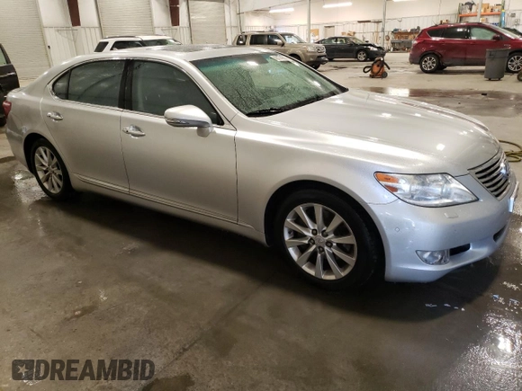 2010 Lexus LS 460 L with VIN JTHDL5EF4A5001206, listed as a Copart auction lot 43174595 with 160,205 mi miles and Clean title. Bid and sale history available at DreamBid. Image 4.
