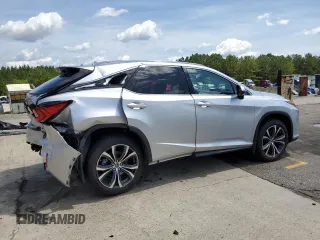2018 Lexus RX 350 with VIN JTJBZMCA1J2034266, listed as a Copart auction lot 59900105 with 44,171 mi miles and Salvage title. Bid and sale history available at DreamBid. Image 3.