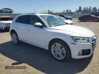 2018 Audi Q5 Premium Plus with VIN WA1BNAFY4J2016716, listed as a Copart auction lot 50976045 with 90,147 mi miles and Salvage Title. Bid and sale history available at carsss.com. Image 4.