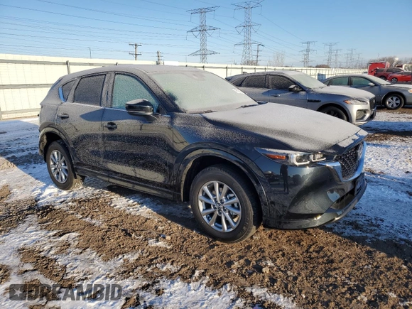 2025 Mazda CX-5 2.5 S Preferred Package with VIN JM3KFBCL2S0602983, listed as a Copart auction lot 46590395 with 457 mi miles and Salvage Title. Bid and sale history available at carsss.com. Image 4.