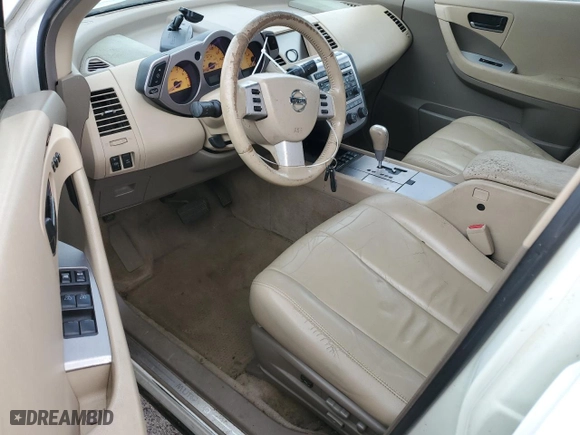 2004 Nissan Murano SL with VIN JN8AZ08W74W325996, listed as a Copart auction lot 52564274 with 0 mi miles and Salvage Title. Bid and sale history available at carsss.com. Image 8.