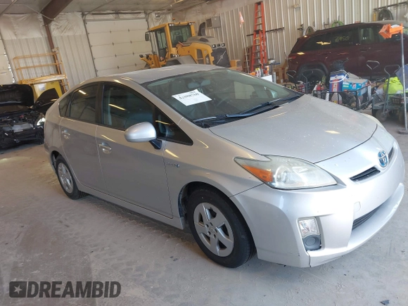 2010 Toyota Prius II with VIN JTDKN3DU4A1276248, listed as a IAAI auction lot 42088760 with 203,783 mi miles. Bid and sale history available at carsss.com. Image 1.