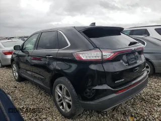2017 Ford Edge Titanium with VIN 2FMPK4K91HBB91140, listed as a Copart auction lot 45295985 with 139,070 mi miles and Salvage Title. Bid and sale history available at carsss.com. Image 2.