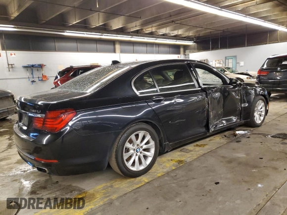 2015 BMW 7 Series 740Li xDrive with VIN WBAYF4C50FGS99082, listed as a Copart auction lot 77725453 with 85,492 mi miles and . Bid and sale history available at DreamBid. Image 3.